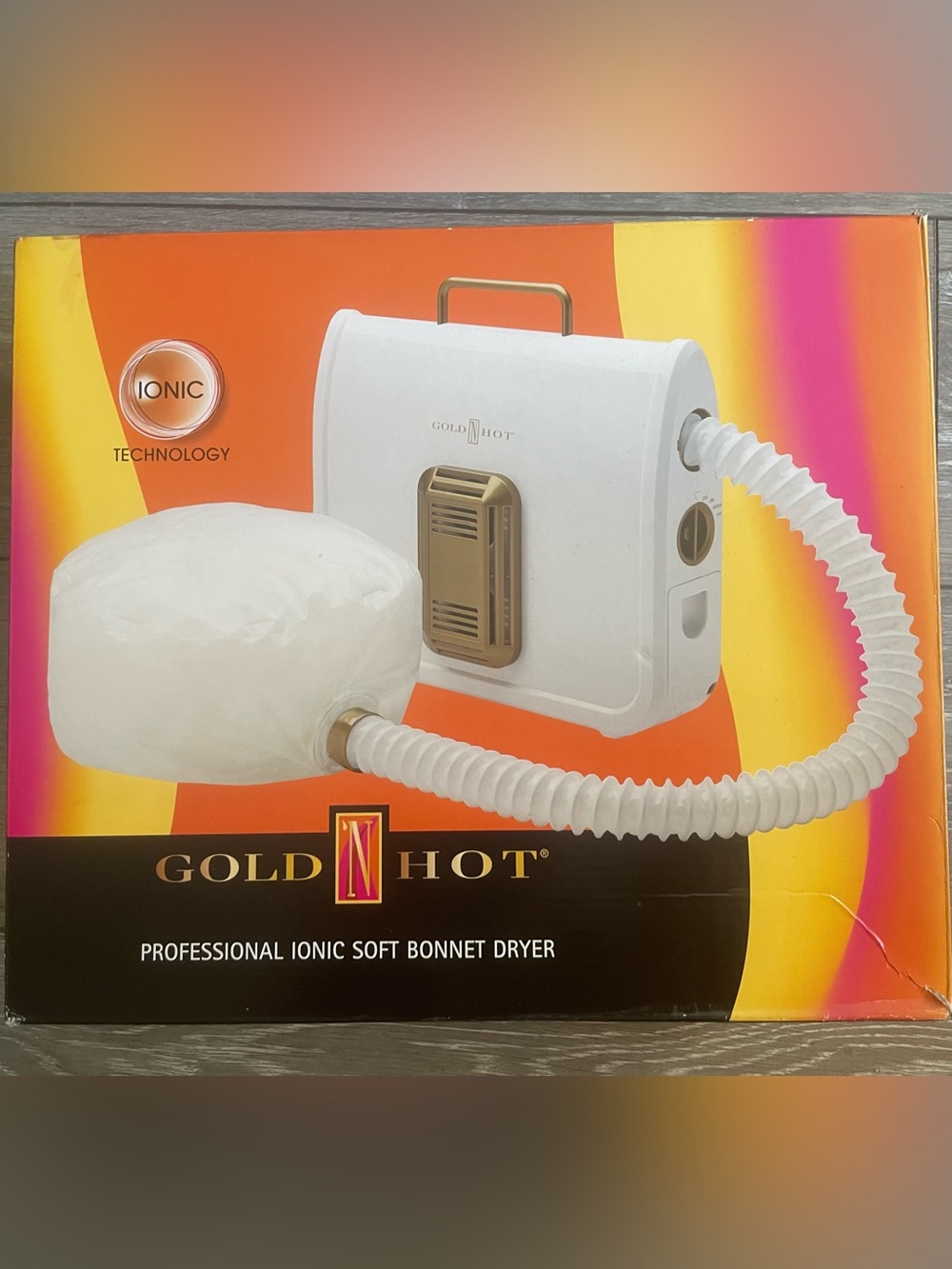 Gold N Hot Professional Ionic Soft Bonnet Dryer - White